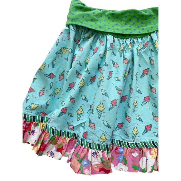 Matilda Jane It's A Wonderful Parade Ice Cream Social Circle Skirt Size 6 - Picture 2 of 5